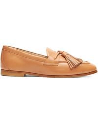 Stuart Weitzman - Tassel Leather Loafers - Lyst