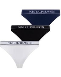 Polo Ralph Lauren - Logo-Waistband Briefs (Set Of Three) - Lyst
