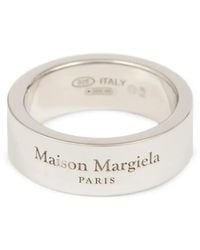 Maison Margiela - Logo-Engraved Ring - Lyst
