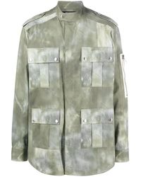 Balmain - Chaqueta militar con efecto descolorido - Lyst