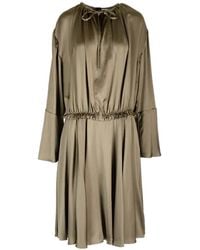 Loewe - Ruffled-Waist Tunic Dress - Lyst