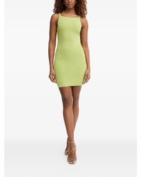 Guess - Jen Kabelgebreide Mini-Jurk Met Uitgesneden Details - Lyst