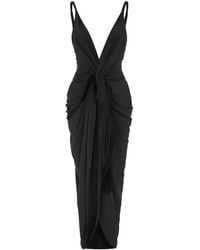 16Arlington - Wye Fringed-Trim Midi Dress - Lyst