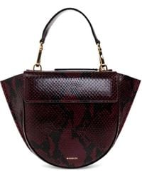 Wandler - Snakeskin half-moon tote bag - Lyst