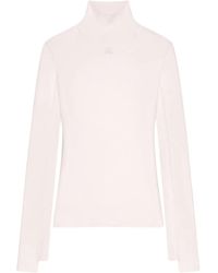 Courreges - Mock-Neck Interlock Sweater - Lyst