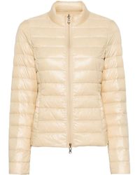 Patrizia Pepe - Logo-Print Padded Jacket - Lyst