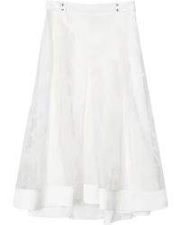 3.1 Phillip Lim - Floral-Detail Midi Skirt - Lyst