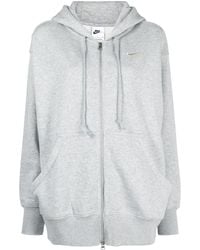 Nike - Phoenix Logo-Embroidered Zip-Up Hoodie - Lyst