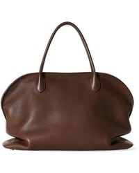 The Row - Agnes 15 Shopper Van Bewerkt Leer - Lyst