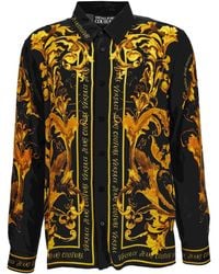 Versace Jeans Couture - Hemd Mit Barockem Print - Lyst