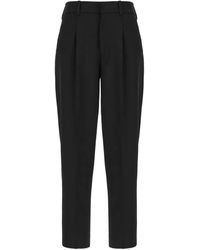 PT Torino - Pleated Elasticated-Waist Trousers - Lyst