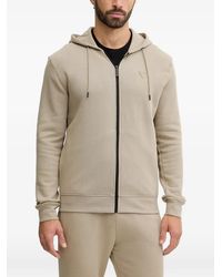 Guess - Hoodie Zippé À Patch Logo - Lyst