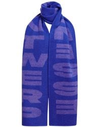 Essentiel Antwerp - Sciarpa Con Logo Jacquard - Lyst