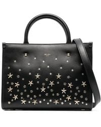 Jimmy Choo - Small Avenue Studded Leather Tote Bag - Lyst