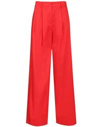Al Duca d'Aosta - Cotton Palazzo Pants - Lyst