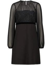DR. HOPE - Flower-Lace Mini Dress - Lyst