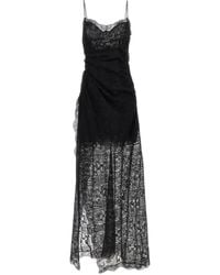 Ermanno Scervino - Majolica Draped Midi Dress - Lyst