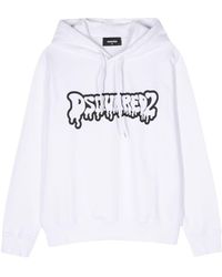 DSquared² - Cool Fit Cotton Hoodie - Lyst