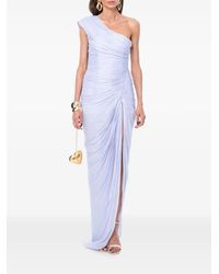 Ana Radu - Celeste One-Shoulder Ruched Gown - Lyst