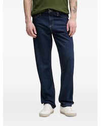 Lindbergh - Logo-Patch Straight-Leg Jeans - Lyst