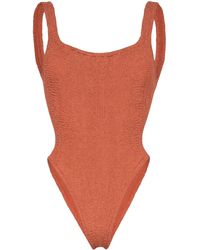 Hunza G Bañador Isolde Domino - Marrón