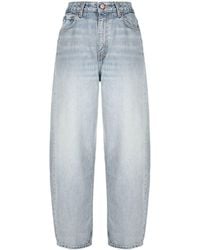 Ganni - Stary Tapered-Jeans - Lyst