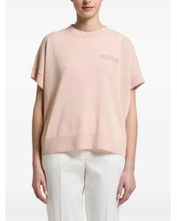 Peserico - Bead-Embellished Pocket Sweater - Lyst