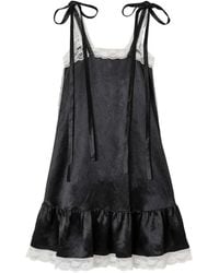 Marc Jacobs - Zwarte Midi-Jurk - Lyst