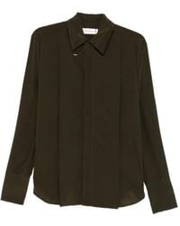 Victoria Beckham - Cut-Out Long-Sleeve Shirt - Lyst