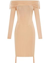 Dion Lee - Off-Shoulder Gathered Minidress - Lyst