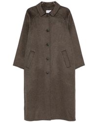 The Dynamis Studio - Single-Breasted Wool-Blend Coat - Lyst