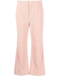 Chloé - Cropped Corduroy Trousers - Lyst