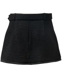 Self-Portrait - Buckle Mini Skirt - Lyst