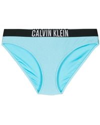 Calvin Klein - Bragas de bikini con logo en la cinturilla - Lyst