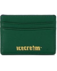ICECREAM - Running-Dog Leather Card Holder - Lyst