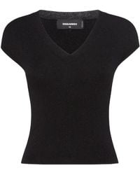 DSquared² - V-Neck Short-Sleeves T-Shirt - Lyst