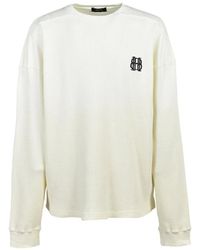 BREATH - Logo-Embroidered Waffle-Knit Sweatshirt - Lyst