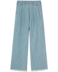 Sea - Vaqueros anchos con pinzas - Lyst