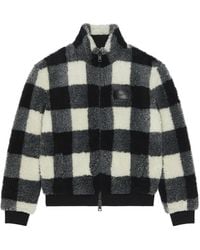 Givenchy - Geruit Fleece Jack - Lyst
