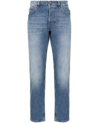 Dondup - Brighton Mid-rise Tapered Jeans - Lyst