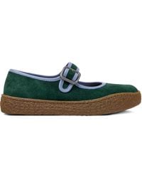 Camper - Peu Terreno Buckle-Strap Suede Ballet Flats - Lyst