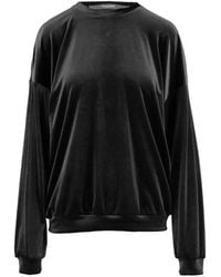 DON'T @ ME - Velvet-Effect Dropped-Shoulder Sweater - Lyst