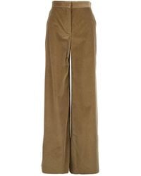 Max Mara - High-Waist Corduroy Trousers - Lyst