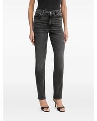 BOSS - Jeans Mit Logo-Patch - Lyst
