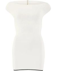 Jacquemus - La Mini Robe Maille Noiva Dress - Lyst