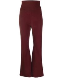 Stella McCartney - High Rise Flared Broek - Lyst