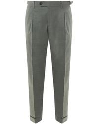 Berwich - Button Roll-Up Trousers - Lyst