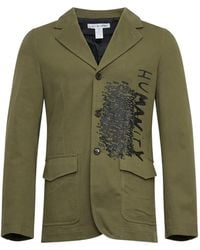 Comme des Garçons - Graphic-Print Single-Breasted Jacket - Lyst