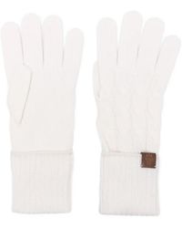 Eleventy - Cable-Knit Gloves - Lyst