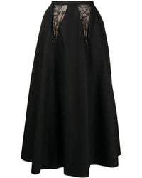 Giambattista Valli - Jersey con ribete de plumas de avestruz - Lyst